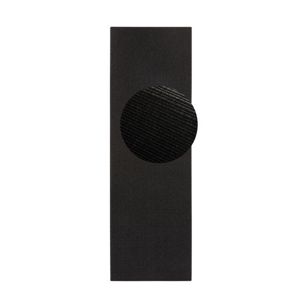 Čierny behúň vhodný aj do exteriéru BT Carpet Sisal, 80 x 500 cm
