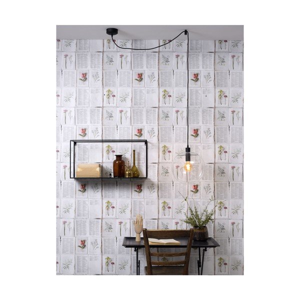 Čierne závesné svietidlo so skleneným tienidlom ø 30 cm Warsaw – it's about RoMi-image-4