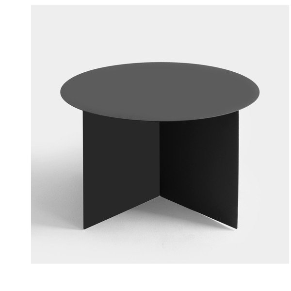 Čierny konferenčný stolík Custom Form Oli, ⌀ 70 cm-image-1