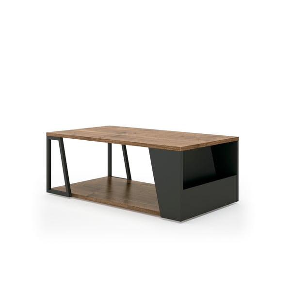 Konferenčný stolík s doskou v dekore orechového dreva 100x55 cm Albi - TemaHome-image-2