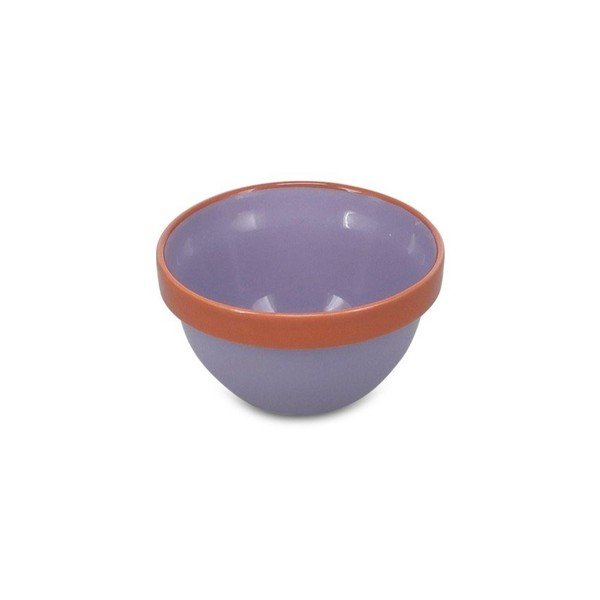 Oranžová/fialová kameninová miska 170 ml Duo – ONA
