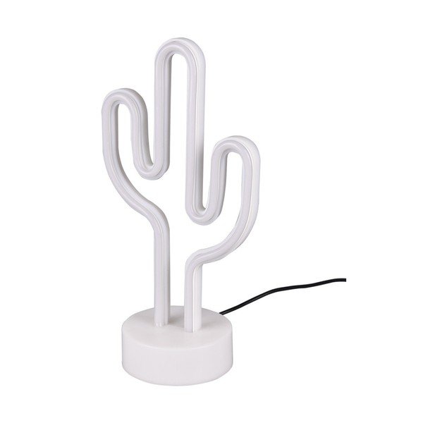Biela LED stolová lampa (výška 29 cm) Cactus - Reality-image-2
