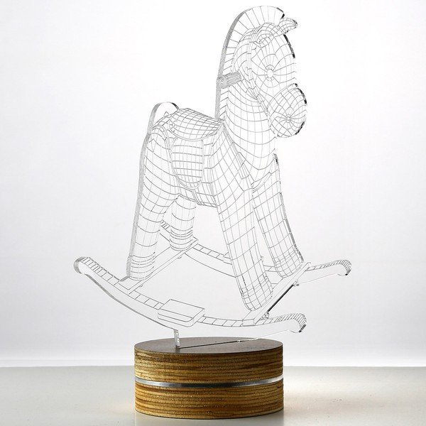 3D stolová lampa Horse-image-1