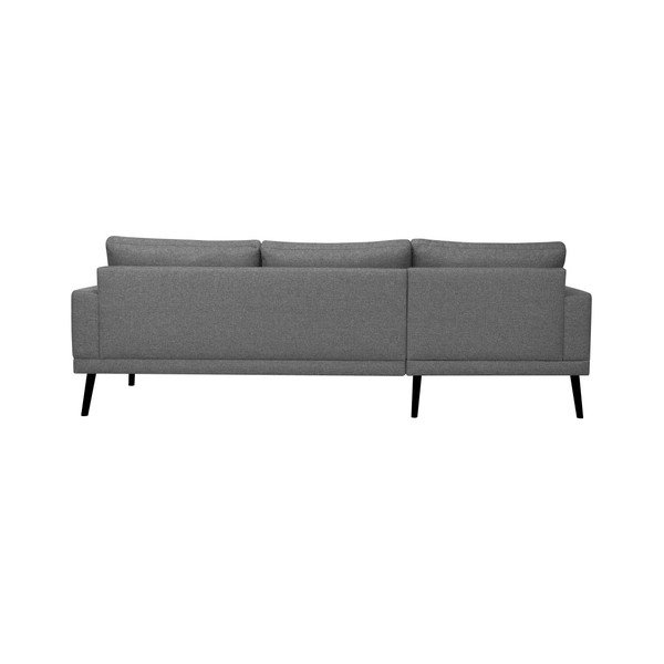 Tmavosivá rohová pohovka Windsor & Co. Rigel, ľavý roh-image-1