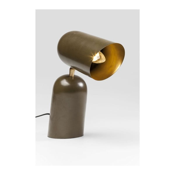 Hnedá stolová lampa Kare Design Megaphon