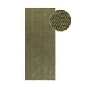 Khaki jutový behúň 80x200 cm Bouclé – Hanse Home