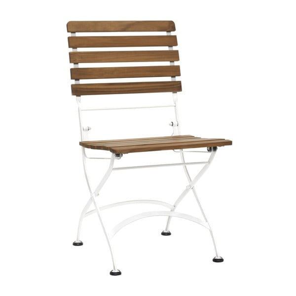 Hnedo-biela skladacia stolička Butlers Parklife