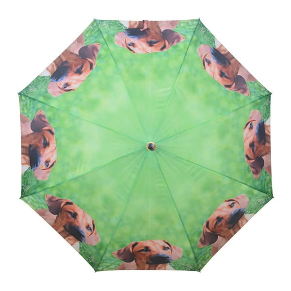 Zelený dáždnik so psíkmi Esschert Design-image-1