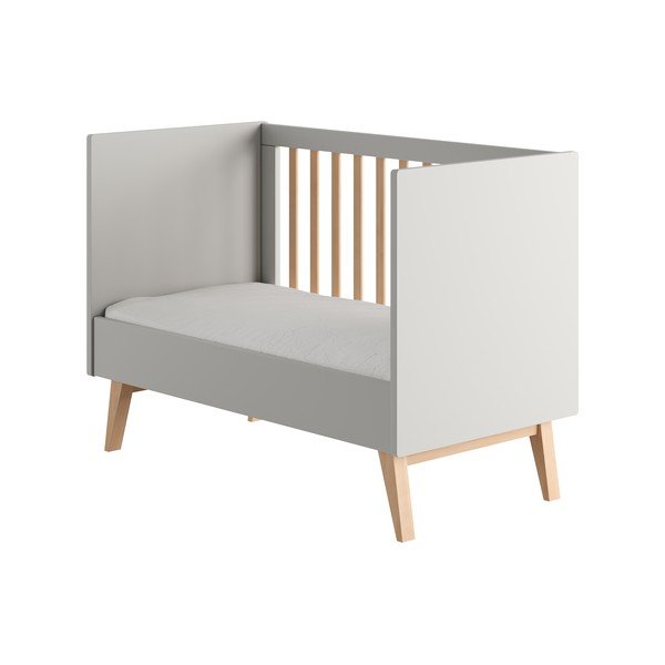 Sivá postieľka 60x120 cm Swing – Pinio-image-3