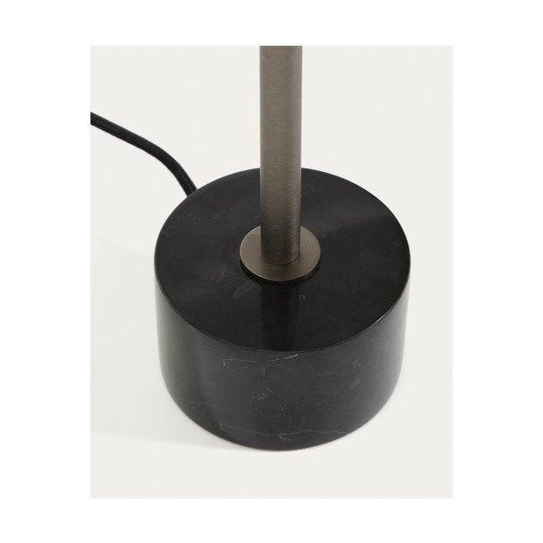 Čierna kovová stolová lampa (výška  32,5 cm) Lynor – Kave Home-image-3