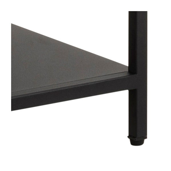 Čierna kovová knižnica 80x86 cm Newcastle – Actona-image-4