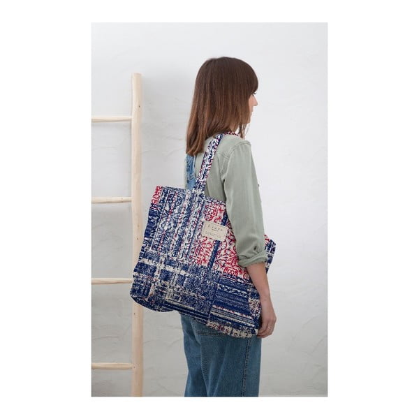 Látková taška Really Nice Things Batik, šírka 42 cm-image-1