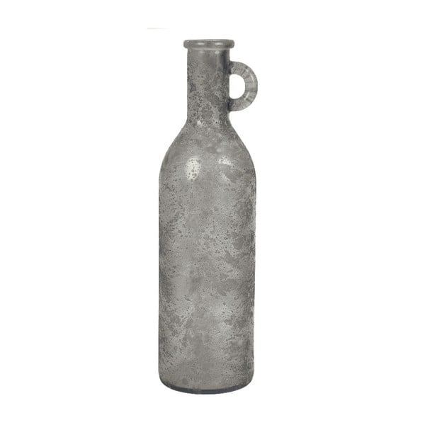 Sivá sklenená váza Ego Dekor Botellon Clear, 11,5 l