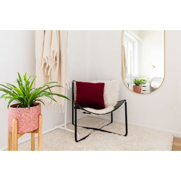 Tmavofialový vankúš Tiseco Home Studio Velvety, 45 x 45 cm-image-1