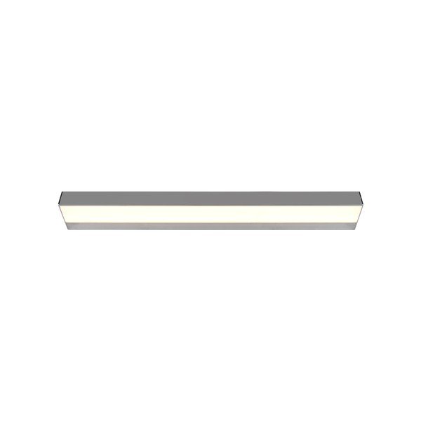 LED nástenné svietidlo v lesklej striebornej farbe (dĺžka 60 cm) Rocco - Trio-image-2
