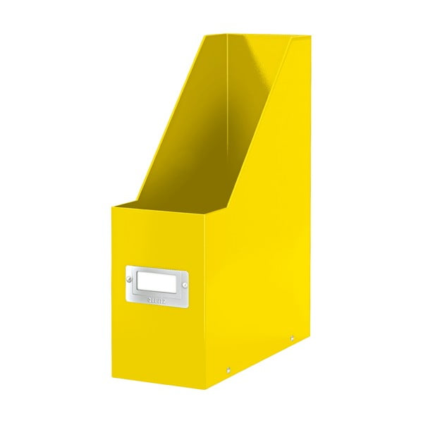 Žltý kartónový organizér na dokumenty Click&amp;Store - Leitz