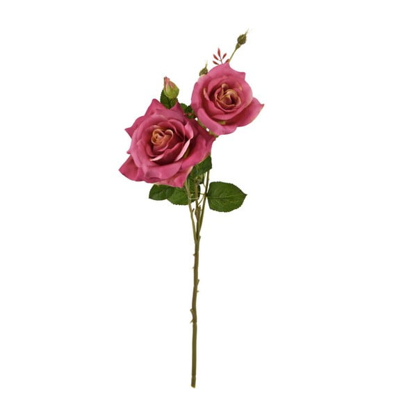Červená dekoratívna umelá kvetina Moycor Rosie, 63 cm