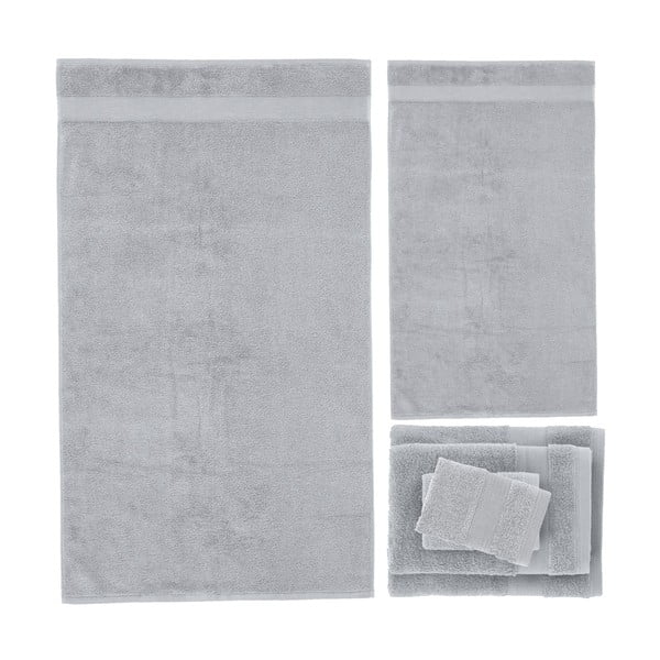 Svetlosivé froté bavlnené uteráky a osušky v súprave 6 ks Anti–Bacterial – Catherine Lansfield-image-2