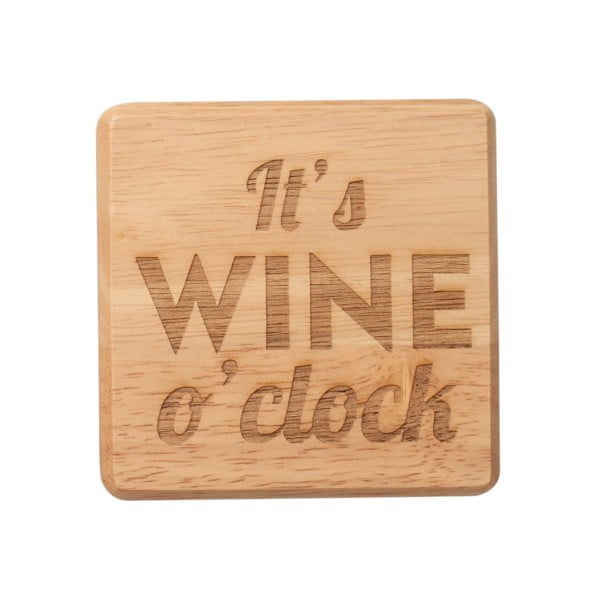 Podložka pod pohár z exotického dreva T&G Woodware It 'Wine O'Clock