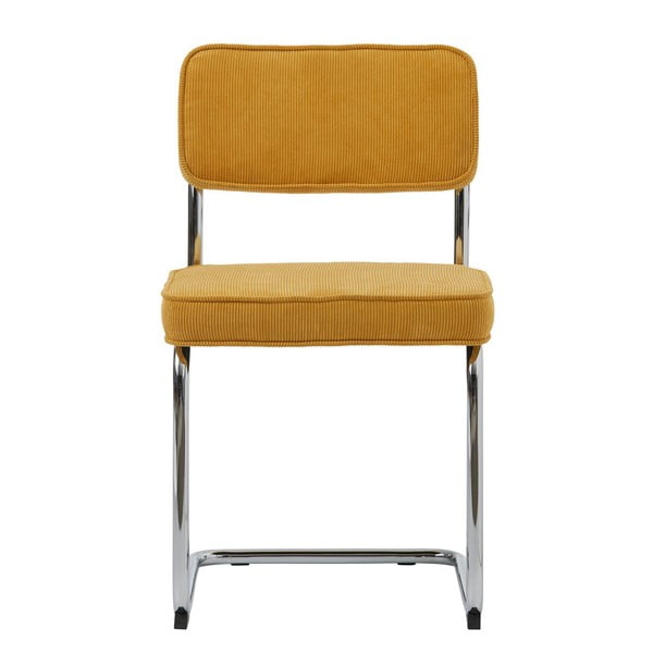 Žltá jedálenská stolička Unique Furniture Rupert Bauhaus