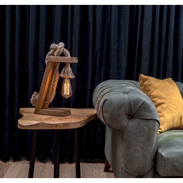 Stolová lampa v prírodnej farbe (výška 10 cm) – Opviq lights-image-1