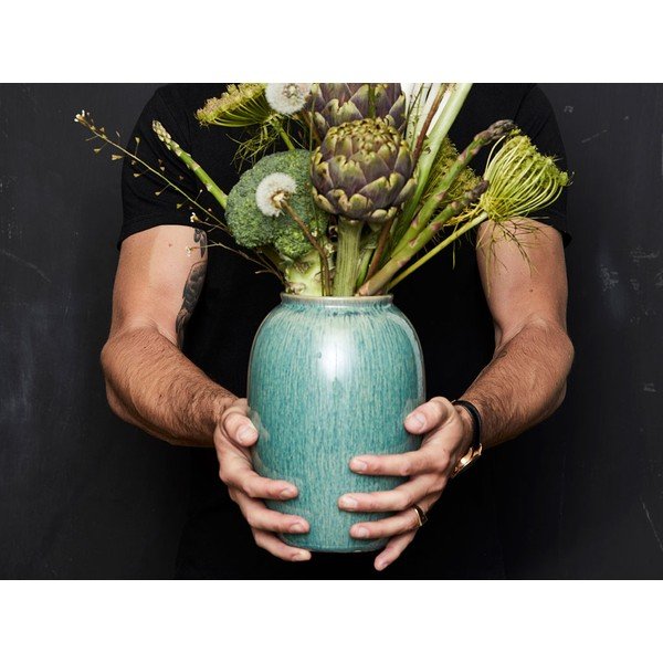 Zelená kameninová váza (výška  20 cm) Gastro Green – Bitz-image-1