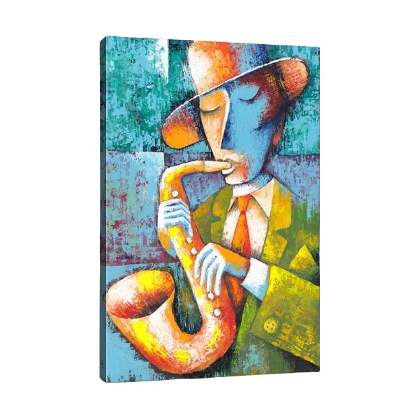 Obraz Tablo Center Saxophone, 50 × 70 cm