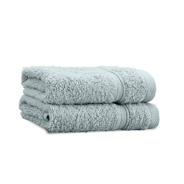 Sivozelené froté bavlnené uteráky v súprave 2 ks 30x30 cm Zero Twist – Catherine Lansfield