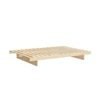 Dvojlôžková posteľ z borovicového dreva Karup Design Kanso, 180 x 200 cm
