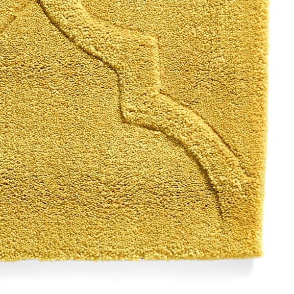 Žltý ručne tuftovaný koberec Think Rugs Hong Kong Puro Yellow, 120 × 170 cm-image-4