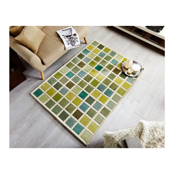 Zelený koberec Flair Rugs Tonal Campari, 80 x 150 cm