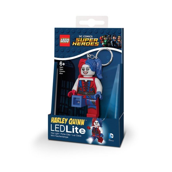 Svietiaca kľúčenka LEGO® DC Super Heroes Harley Quinn-image-1