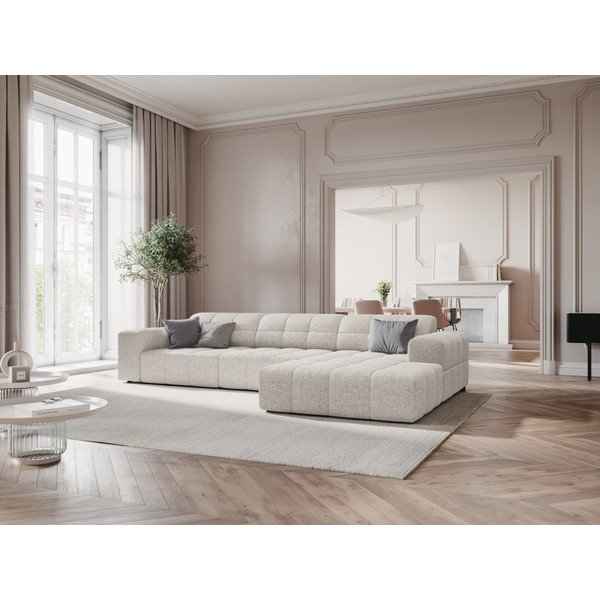 Svetlosivá rohová pohovka (pravý roh) Chicago – Cosmopolitan Design-image-1