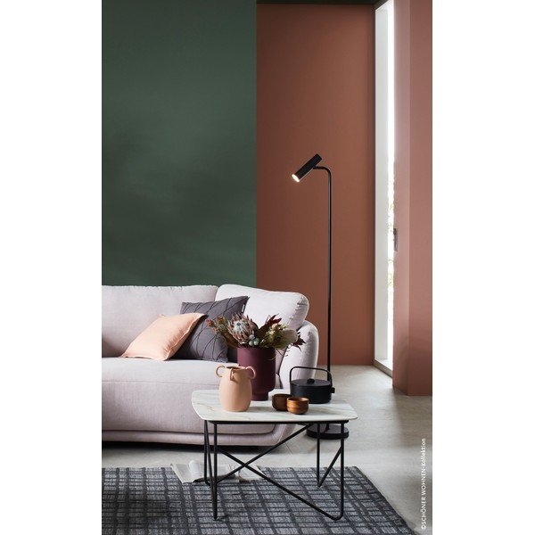 Čierna LED stmievateľná stojacia lampa (výška 154 cm) Stina – Fischer & Honsel-image-1