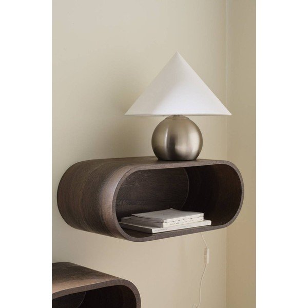 Hnedá polica z MDF 60 cm Positano – Ellos Home-image-1