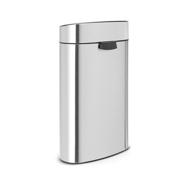 Dotykový oceľový odpadkový kôš na triedený odpad v matne striebornej farbe 33 l Touch Bin Recycle – Brabantia-image-3