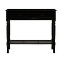 Čierny konzolový stolík 33x91 cm Heritage – Premier Housewares