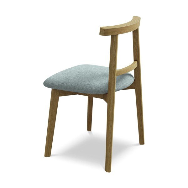 Modrá jedálenská stolička z masívneho dreva Ohelo – Makamii-image-3