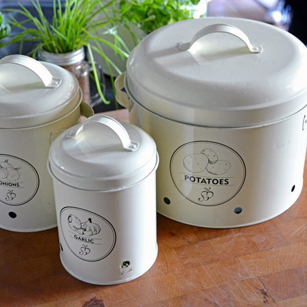 Oceľová dóza na cibuľu a cesnak – Esschert Design-image-2