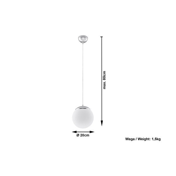 Biele stropné svietidlo Sollux Bianco 20-image-2