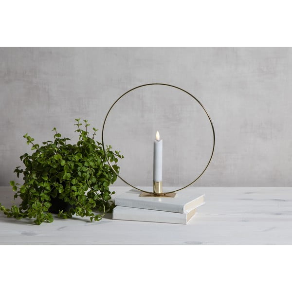 Svetelná dekorácia v zlatej farbe Flamme Table – Star Trading-image-2