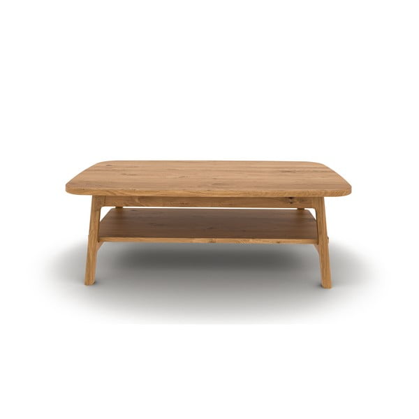 Konferenčný stolík z dubového dreva v prírodnej farbe 60x100 cm Twig – The Beds