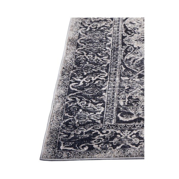 Tmavosivý koberec Floorita Edessa Grey Black, 200 × 290 cm-image-4