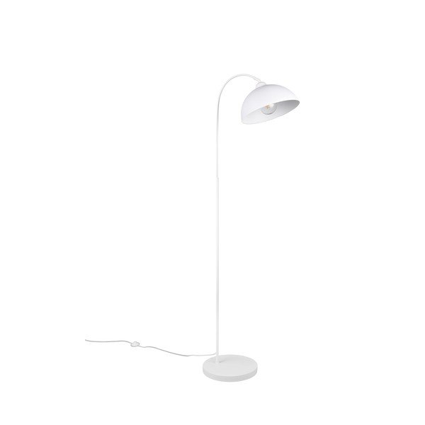 Biela stojacia lampa s kovovým tienidlom (výška 170 cm) Sierra – Reality-image-1