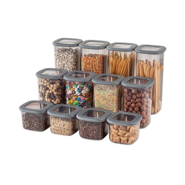 Plastové dózy v súprave 24 ks na potraviny Fresco – Hermia-image-2