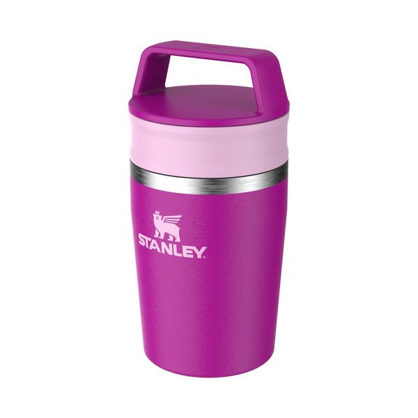 Ružový termo hrnček z nehrdzavejúcej ocele 230 ml Café-To-Go Travel Mug Violet Blossom – Stanley-image-1