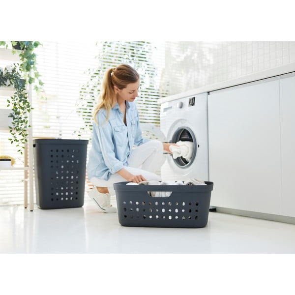 Plastový kôš na bielizeň 39 l Jona - Rotho-image-3