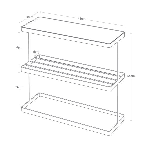 Odkladací stolík 18x48 cm Frame – YAMAZAKI-image-2