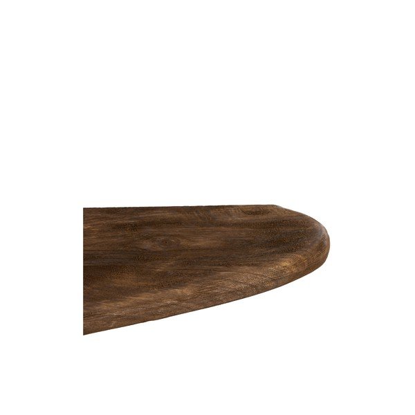 Polica z mangového dreva v tmavo prírodnej farbe 49 cm Ginosu – Light & Living-image-2
