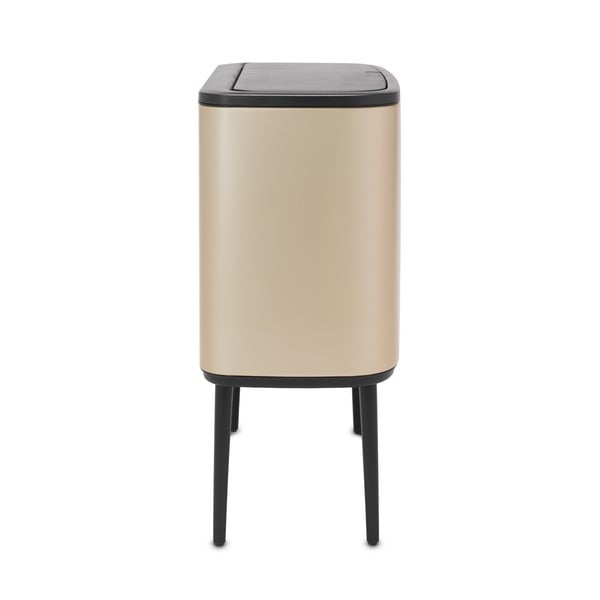 Dotykový oceľový odpadkový kôš na triedený odpad v zlatej farbe 34 l Bo Touch Bin – Brabantia-image-3